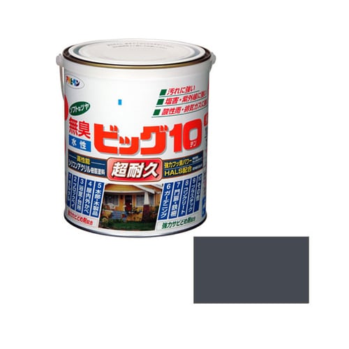 水性ビッグ10多用途 1.6L (スレートグレー)