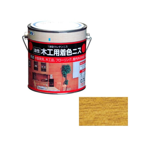 木工用着色ニス 0.7L (透明 (クリヤ))