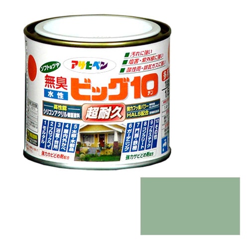 水性ビッグ10多用途 1/5L (モスグリーン)