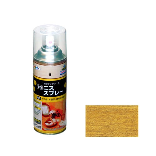 ニススプレー 420mL (ツヤ消しクリヤ)