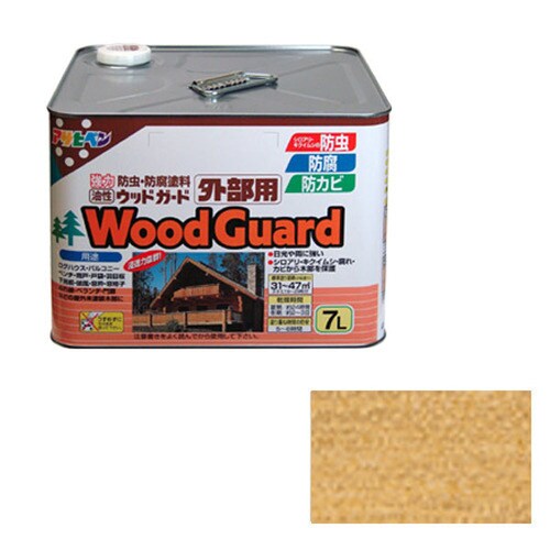ウッドガード 外部用 7L (クリヤ)