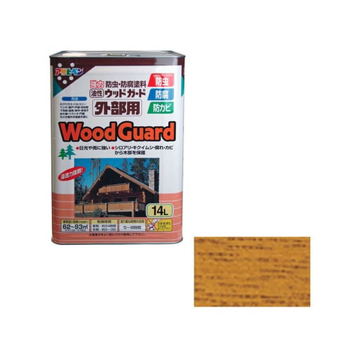 ウッドガード 外部用 14L (ライトオーク)