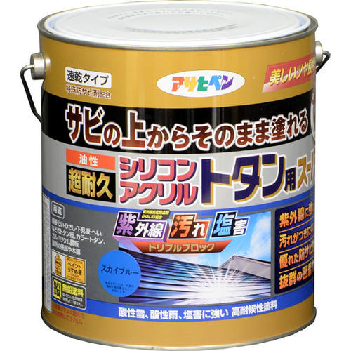 油性超耐久シリコンアクリルトタン用 3k スカイB