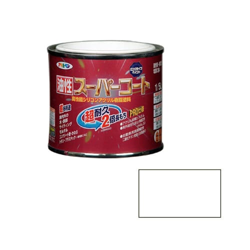 油性スーパーコート 1/5L (ツヤ消し白)