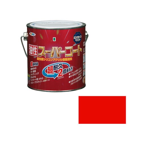 油性スーパーコート 0.7L (赤)