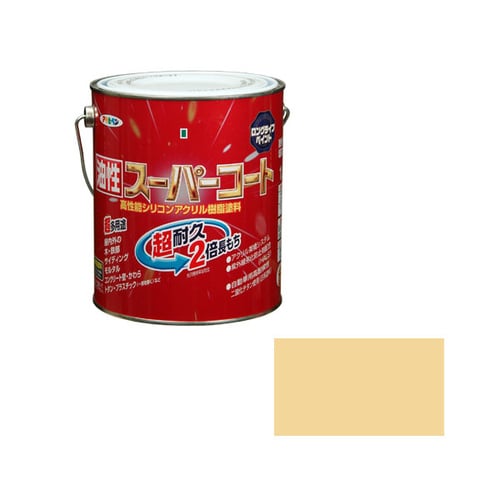 油性スーパーコート 1.6L (ベージュ)