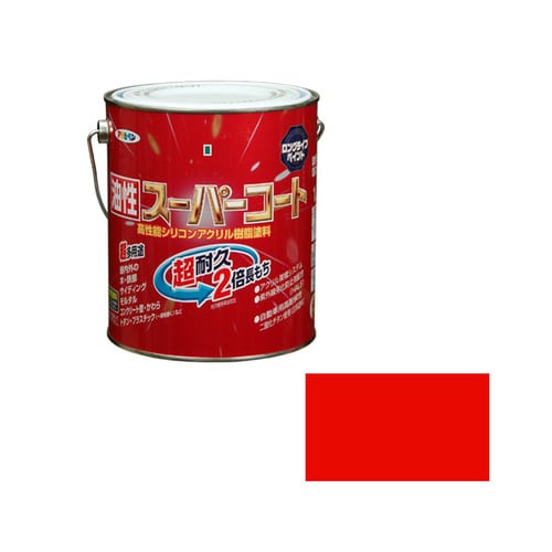 油性スーパーコート 1.6L (赤)