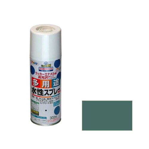 水性多用途スプレー 300mL オールドグリーン