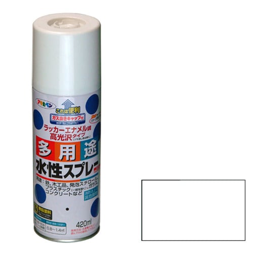 水性多用途スプレー 420mL (ツヤ消しクリヤ)