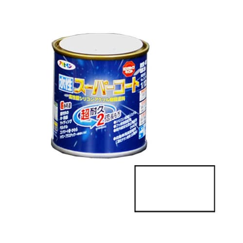 水性スーパーコート 1/12L (ツヤ消し白)
