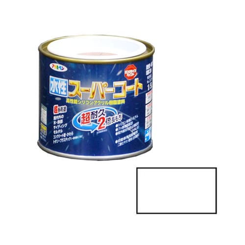 水性スーパーコート 1/5L (ツヤ消し白)