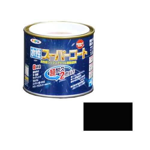 水性スーパーコート 1/5L (ツヤ消し黒)