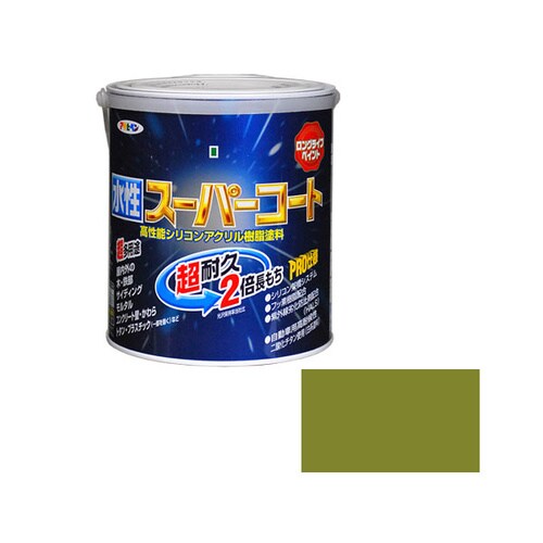水性スーパーコート 1.6L (ウィニーグリーン)