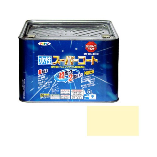 水性スーパーコート 5L (アイボリー)