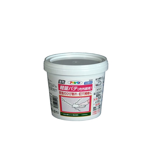 速乾軽量パテ(内外部用) 900ml (ホワイト)
