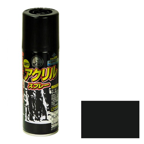 BIGPRO アクリルスプレー 300mL (黒)