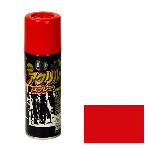 BIGPRO アクリルスプレー 300mL (赤)