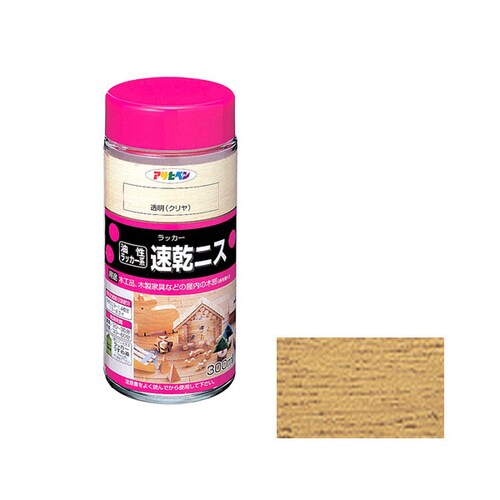 速乾ニス 300ML (透明(クリヤ))