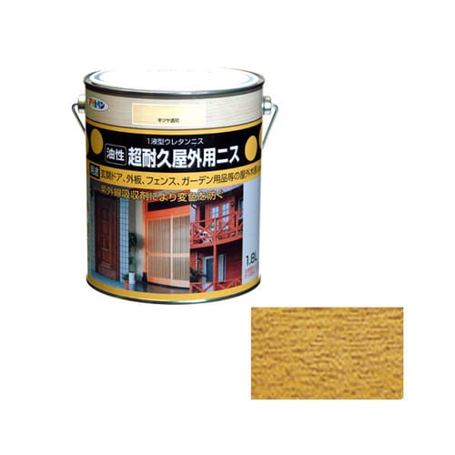 超耐久屋外用ニス 1.8L (半ツヤ透明)