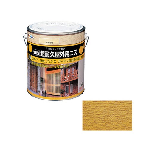 超耐久屋外用ニス 1.8L (透明(クリヤ))