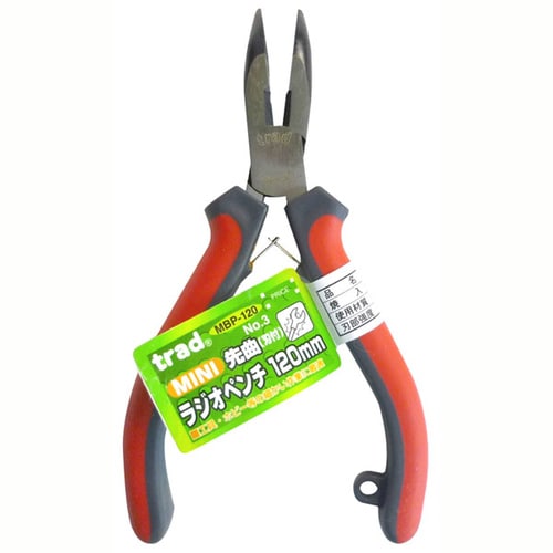trad ミニ先曲りラジオペンチ NO.3
