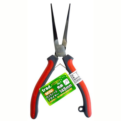 trad 先曲りロングノーズプライヤー NO.7