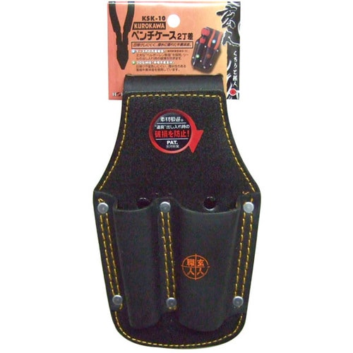 玄人職人 黒革 ペンチケース KSK−10