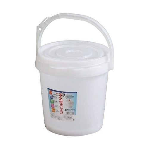 蓋付バケツ #10 ナチュラル