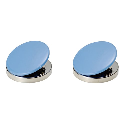 マグクリップ丸型A−青2入