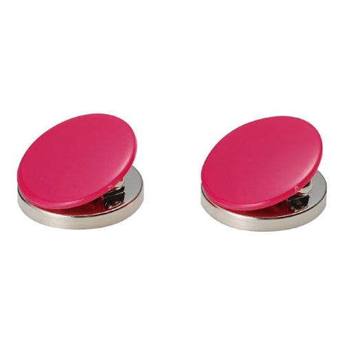 マグクリップ丸型A−赤2入