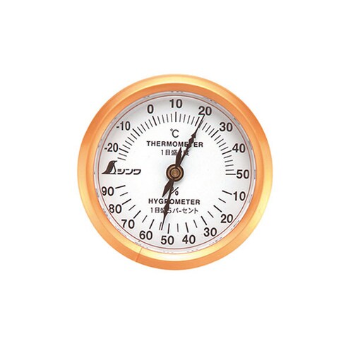 温湿度計U−3丸型6.5ホワイト