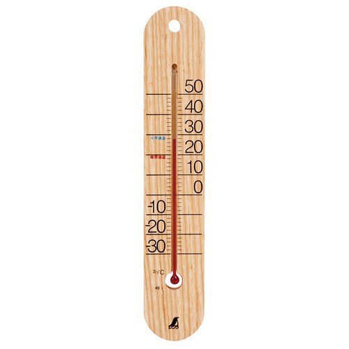 温度計木製壁掛M−023スリーブパック