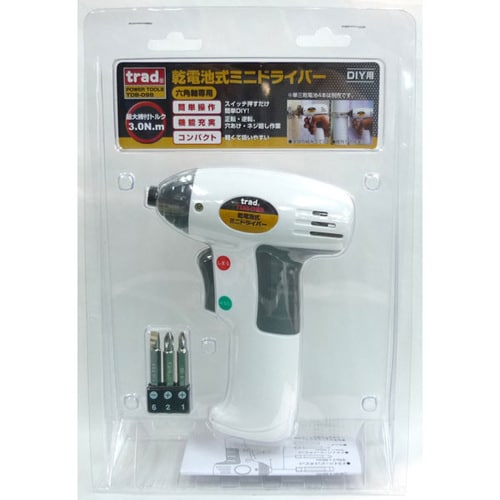 trad 電池式ミニドライバー TDB−098