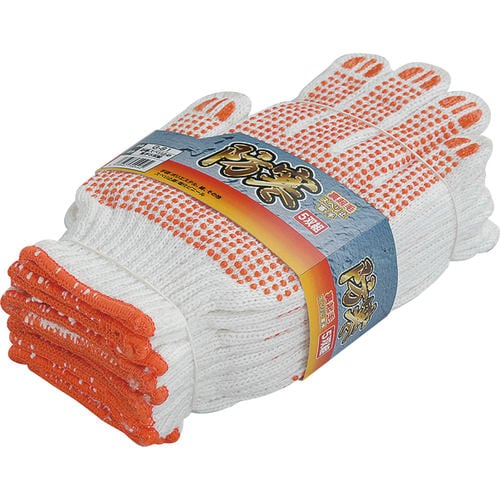 防寒スベリ止め軍手 5双組 G−91