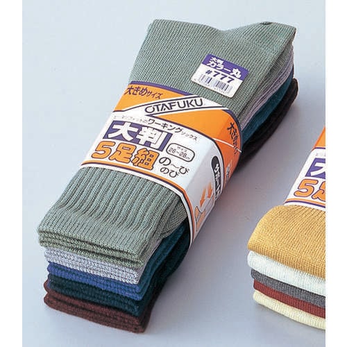 のびのび大判5足組(カラー先丸)