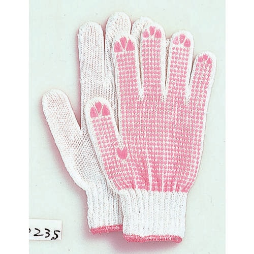 奉仕品婦人スベリ止軍手 5双組