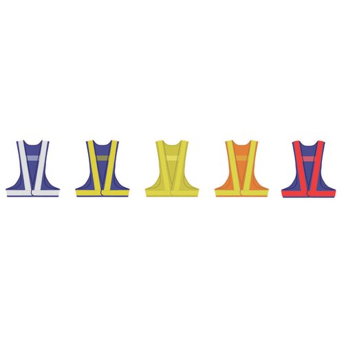 安全ベスト7cm幅 黄×黄