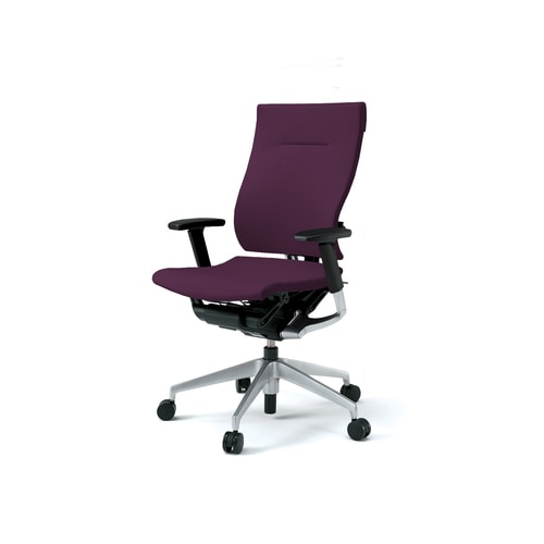 スピーナ 可動肘 シルバーベース 背座PU