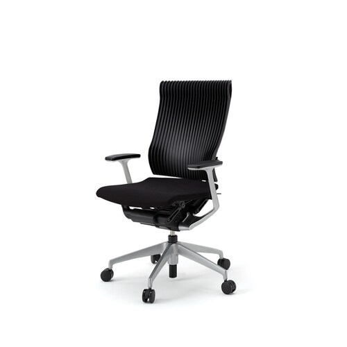 スピーナ T型肘 シルバーベース エラストマーBK