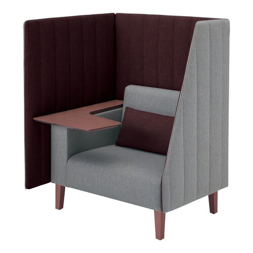 インターバル 3面 天板濃木目 内側色茶