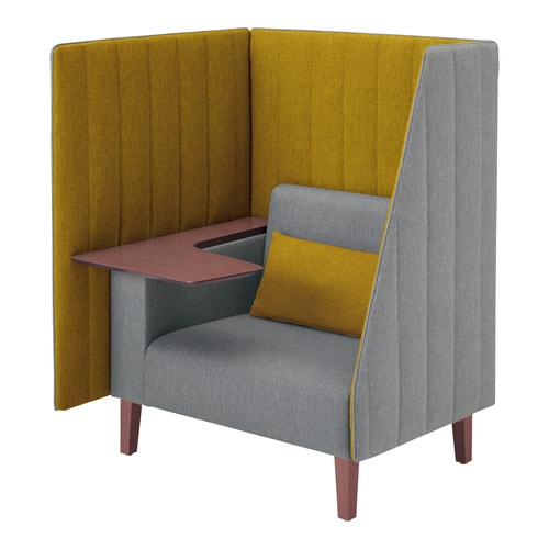 インターバル 3面 天板濃木目 内側色黄