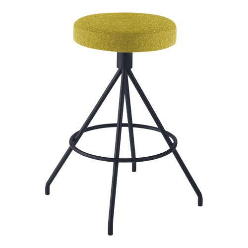 コーデ ハイスツール 黒脚 黄