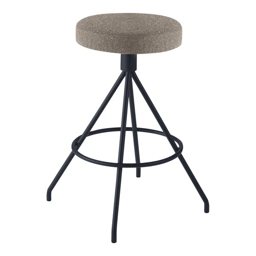 コーデ ハイスツール 黒脚 濃灰