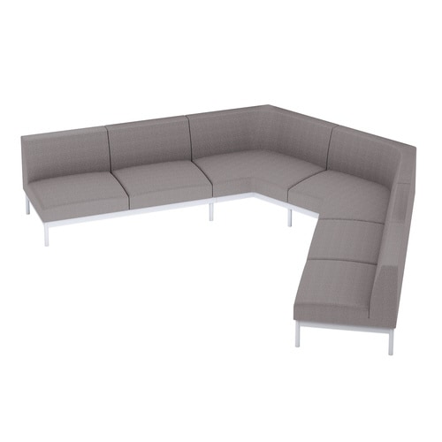 ソファ コレッソ 車座A 座明灰 脚白