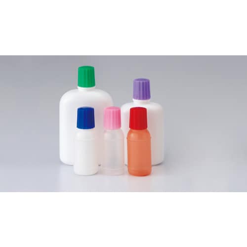 万国容器20 本体乳白 キャップ藤 100本入