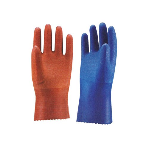 はげみ手袋 ブルー LL