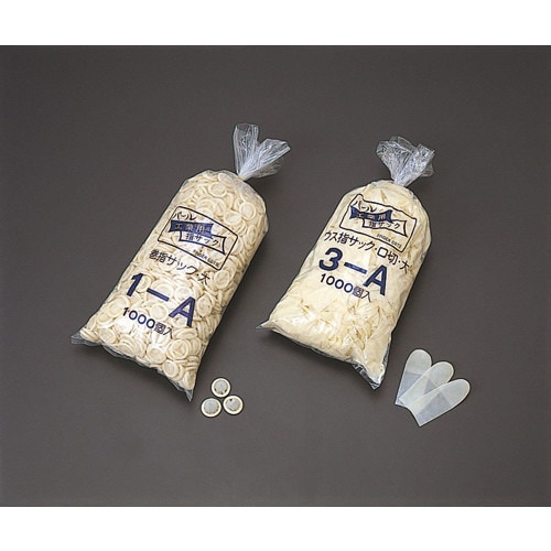 薄指サック 8−A 粉ナシ・大 (1000ヶ入)