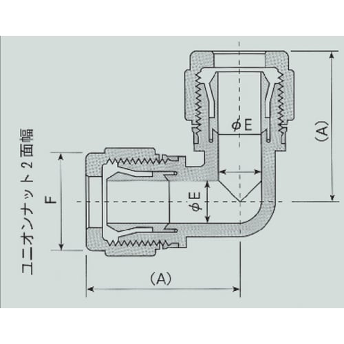 スーパー300 ユニオンエルボ P−UE−25B