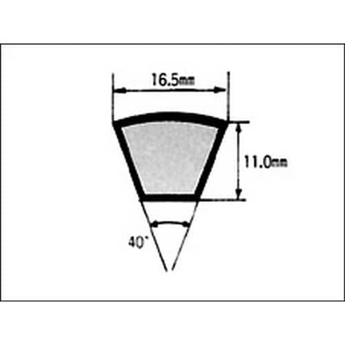 耐熱Vベルト(レッド)B型 No.86