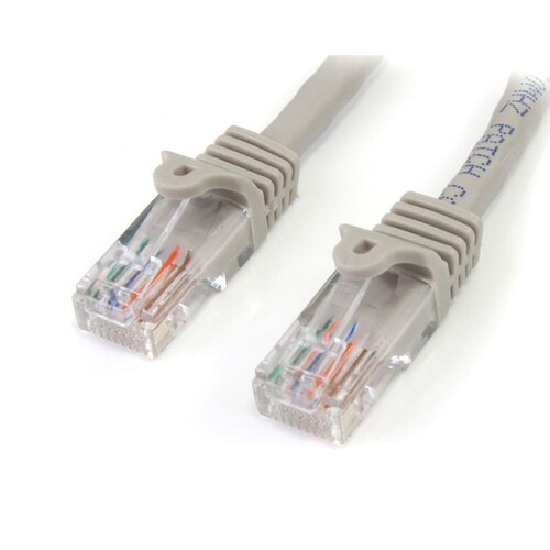 Cat5e LANケーブル 5m グレー